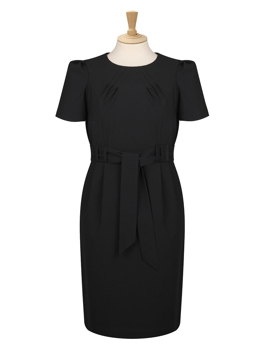 Tie Belt Shift Dress – First Corporate Clothing